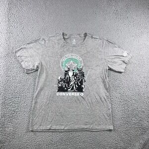 Converse T-Shirt Unisex S Dungeons & Dragons 50th Anniversary Gray Graphic Tee